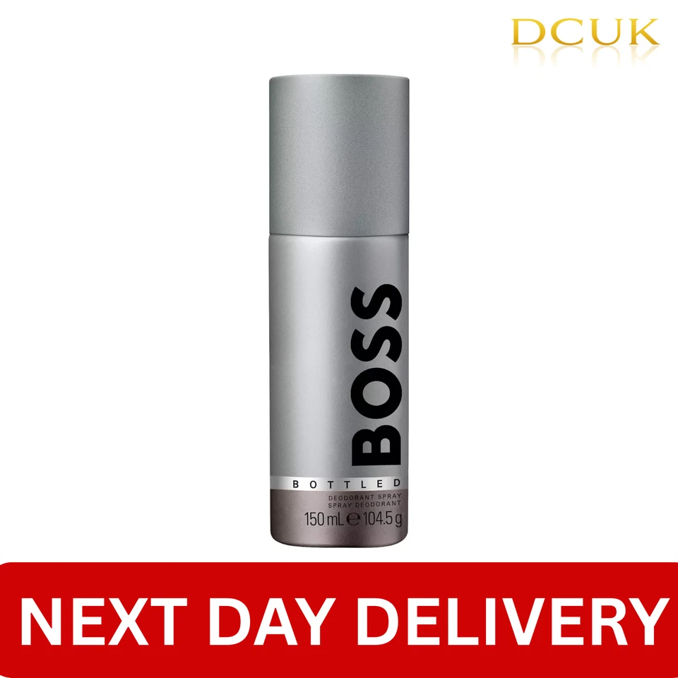 HUGO BOSS BOTTLED DEODORANT SPRAY 150ml BRAND NEW SEALED AUTHENTIC FAST DELIVERY