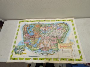 1964 Disneyland Map | eBay