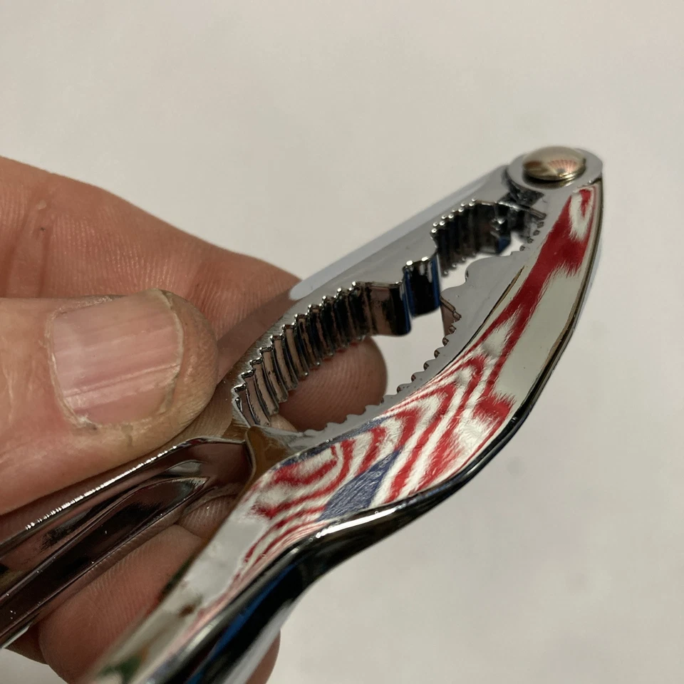 Nut Lobster Crab Claw Seafood Cracker 6" Sturdy Chrome Metal Winco #248 - Image 2 of 4