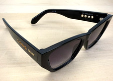Quay No Apologies Black Square Sunglasses 54-17-145