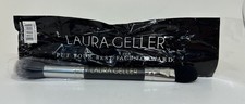 Laura Geller Dual-Ended Setting Powder Brush Black New In Plastic