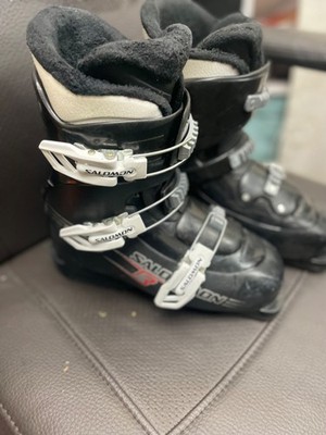 Salomon Team Ski Boots Size 23-23.5 (5.5-6)Black Condition Used *CLEARANCE SALE*