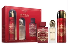 Lattafa Sublime 3PC Set 3.4oz EDP Spray + 1.7oz Hair Mist + 6.7oz Body Spray