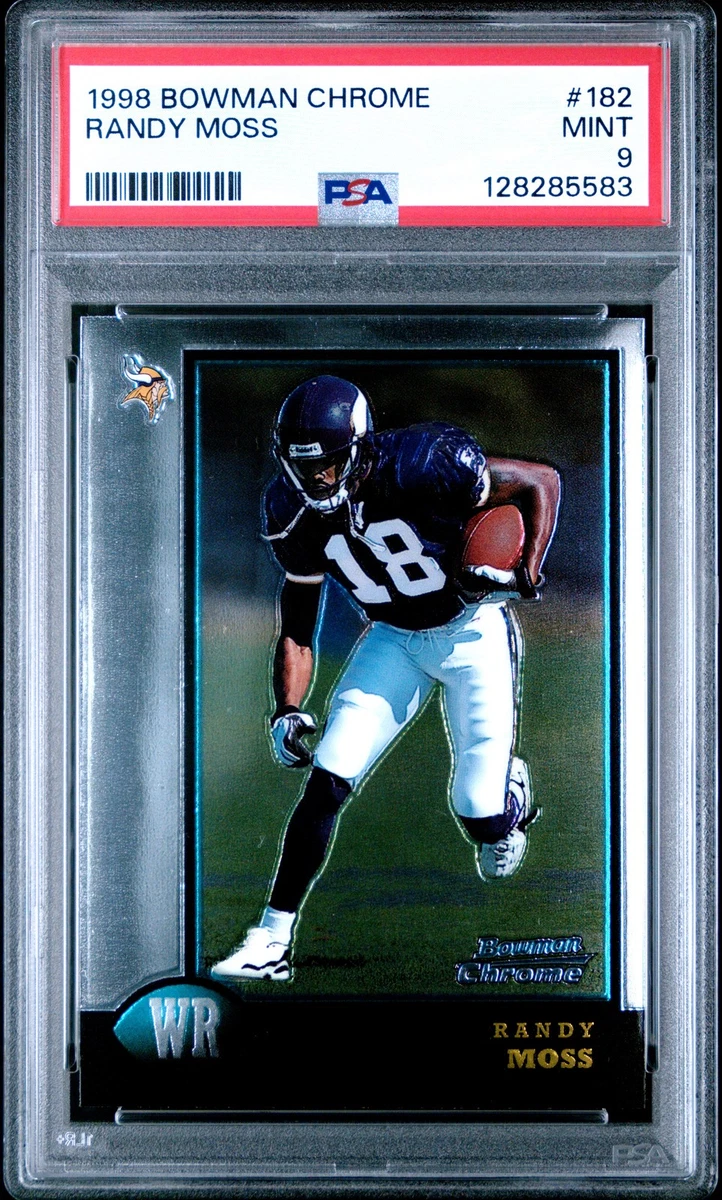 1998 Bowman Chrome Randy Moss #182 for sale | eBay