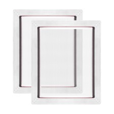 10x8 Inch Aluminum Silk Screen Printing Frames with 110 White Mesh, 2 Pack