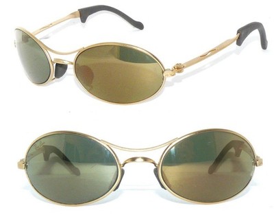 Ray Ban SONNENBRILLE Bausch&Lomb ORBS W2177 GOLD MIRROR G-15 OVAL Eclipse XLT RX