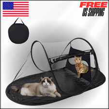 Cat Tent WRemovable Interactive Fabric Enclosures for Cats Portable Pet Playpen