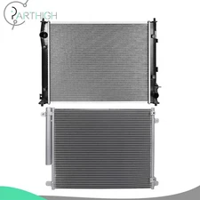 For 2016 2017 2018-2019 Honda Civic Car Radiator & A/C Condenser Cooling Kit