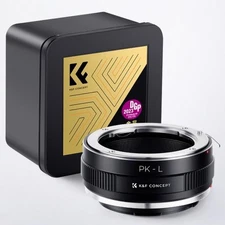 K&F Concept PK to L for Pentax K(PK) Lens to L Mount Camera Body Lens Adapter