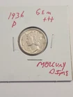 1936 D GEM+++ MERCURY DIME
