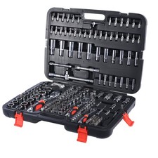 191 Piece Professional Socket Set - 1/2" 3/8" 1/2" DR + More