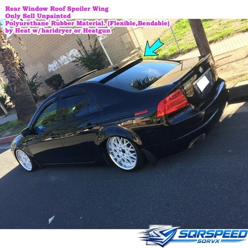 Acura TL 3rd 2004-2008 Sedan Fits Rear Window Roof Spoiler Wing SQRSpeed 229R