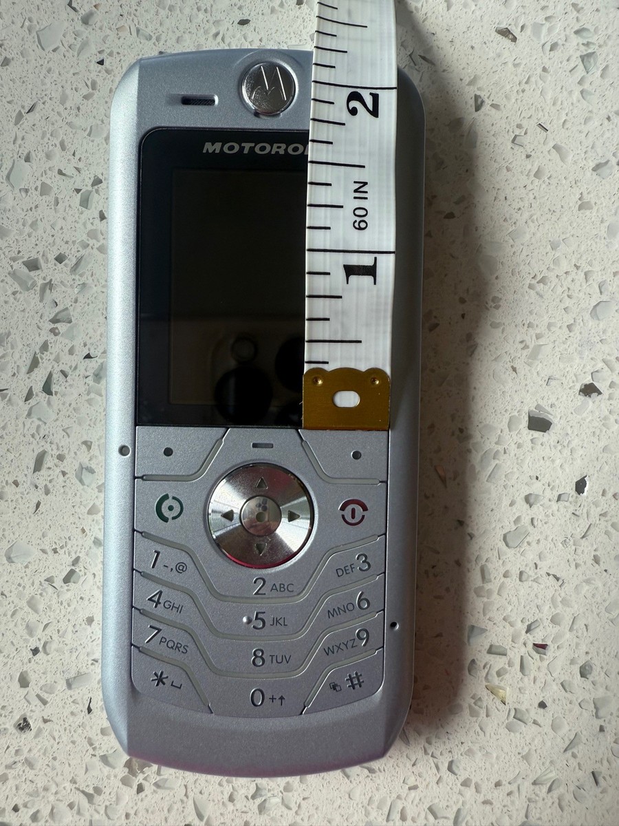 Motorola L6 Tested Silver Retro Mobile Phone 1.75”Screen Display