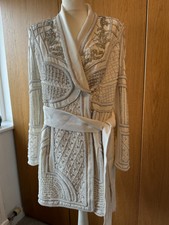 Karen Millen Perlen Blazer Kleid Mantel Elfen...