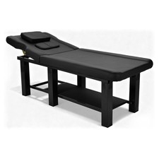 Heavy Duty Massage Bed Salon Table with Memory Foam for Physical Therapy, Black
