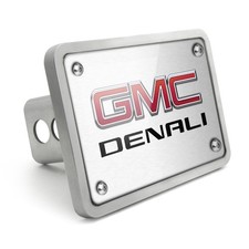 Gmc Denali Uv Graphic Brushed Silver Billet Aluminum 2 X 2 Inch Hitch Cover Gmc Denali Uv Graphic Brushed Silver Billet Aluminum 2 X 2 Inch Hitch Cover