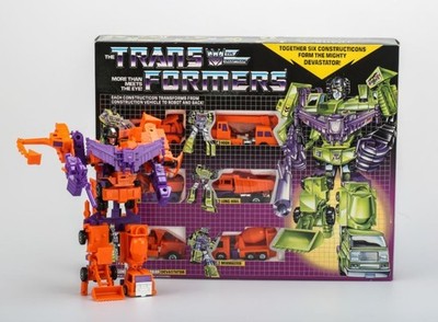TRANSFORMERS G1 Reissue Orange Devastator Gift Set Brand New Free Shipping
