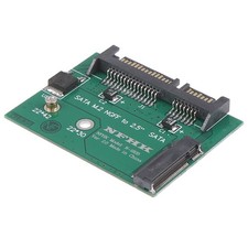 M.2 NGFF SSD Solid State Hard Disk to Half High 2.5 inch SATA3 adapter F BRU.sh