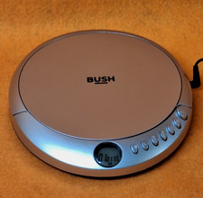 Bush Personal CD Player Jog Proof Portable Lightweight PCD220 Silver Working
