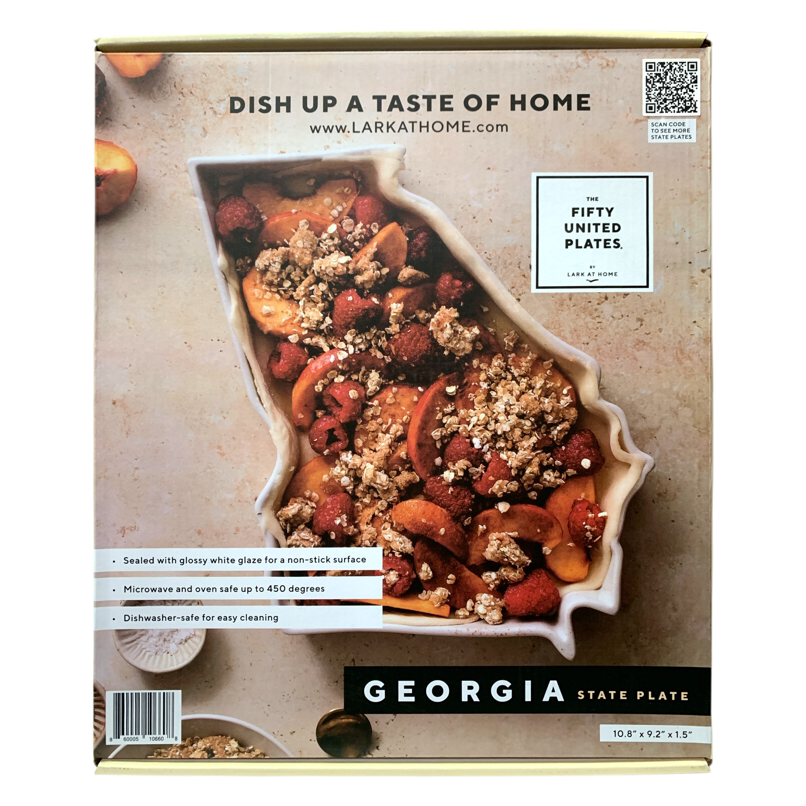 Жаворонок по-домашнему - блюдо для запекания и подачи на стол в форме пятидесяти тарелок, Джорджия