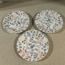 CORELLE  " PRARIE GARDEN "  6 3/4"  DESSERT PLATE'S      SET OF 3
