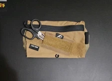 T.Rex Arms Sticky Slim GP Pouch Coyote w/HRT Trauma Shears Pouch & Trauma Shears