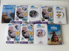 9 Moonlite Storytime Storybook Reels Lot 8 NEW SEALED 1 Open Disney Frozen Raya