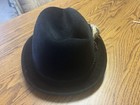 Vintage 1960s Men's Black Fedora - Genuine Fur Felt Hat by Empire State Hats — photo 2