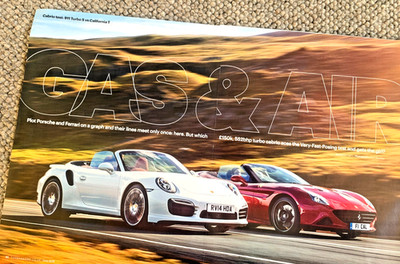 PORSCHE 911 TURBO S VS FERRARI CALIFORNIA - OLDTIMER STRASSENTEST PRÜFUNG
