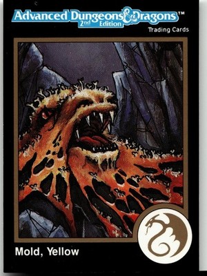 1991 TSR Advanced Dungeons & Dragons Gold Second Edition #401 Mold, Yellow