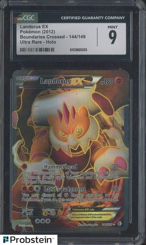 2012 Pokemon Boundaries Crossed #144 Landorus EX CGC 9 MINT