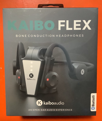 Kaibo Flex Bone Conduction Midnight Black Headphones- Sealed NIB