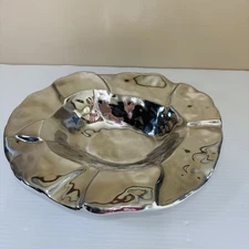 Beatriz Ball Samba Oval Bowl Aluminum 6377 Mexico  9"x 11"