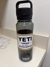 YETI Yonder 1 Liter 34 Ounces Non-Insulated Water Bottle, Charcoal