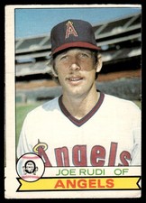 1979 O-Pee-Chee VTG OPC Creased Joe Rudi California Angels #134