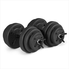 Barbell 50 lb Adjustable Vinyl Dumbbell Set
