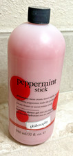 Philosophy Peppermint Stick Hydrating Shower Gel Bubble Bath Shampoo 32 oz NEW