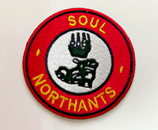 NORTHERN SOUL : NORTHANTS SOUL   - Embroidered Iron Sew On Patch