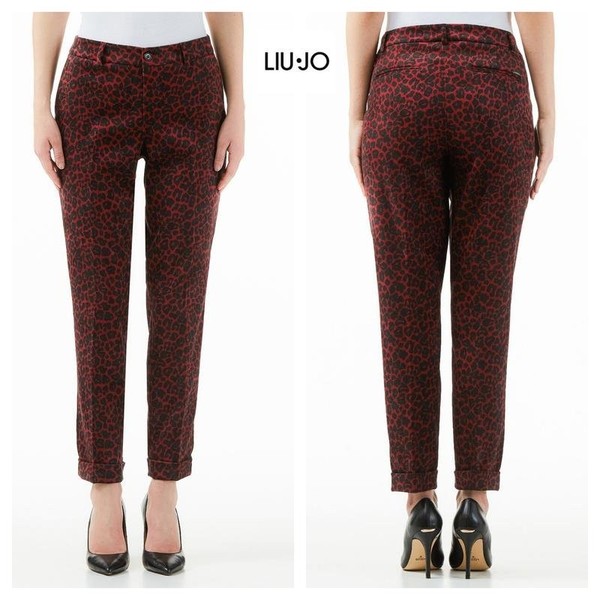 Women Liu Jo Trousers Black Polyester 38