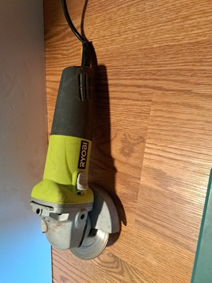 #ad #ad Ryobi AG4031G 4 1 2”in Angle Grinder 120V 5.5Ah – TESTED WORKING CORDED TOOL $14.00