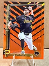 2025 Topps Update Series - Andrew Heaney #US299 Holiday Orange & Black Foil
