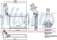 NISSENS Wärmetauscher Innenraumheizung 707299 für VW TOUAREG 7P5 7P6 VAN TDI TSI