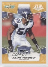 2008 Score Factory Set Yellow Julian Peterson #281 0a1