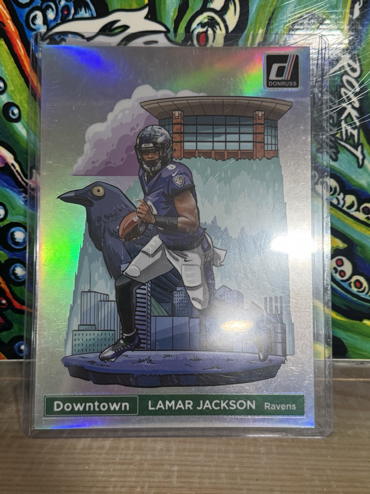 2024 Panini Donruss - Oversized Downtown! Lamar Jackson #1 RAVENS