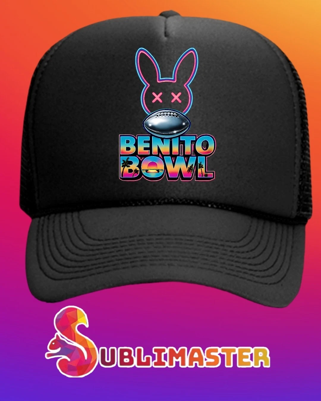 Bad Bunny Here For The Benito Bowl 2025 2026 Hat