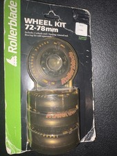 Vintage ROLLERBLADE WHEEL KIT 72-78mm Hyper 1993 Model 11003