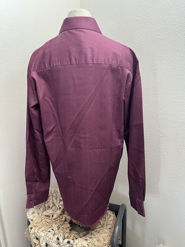 Kenneth Cole Reaction men's Long Sleeve Button Front Shirt Size M 15 1/2 NWT - Picture 16 of 16
