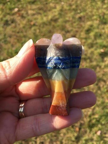 Chakra Guardian Angel, Chakra Angel, Angel,45-55 mm, (2 inches),Reiki Crystal - Picture 4 of 5