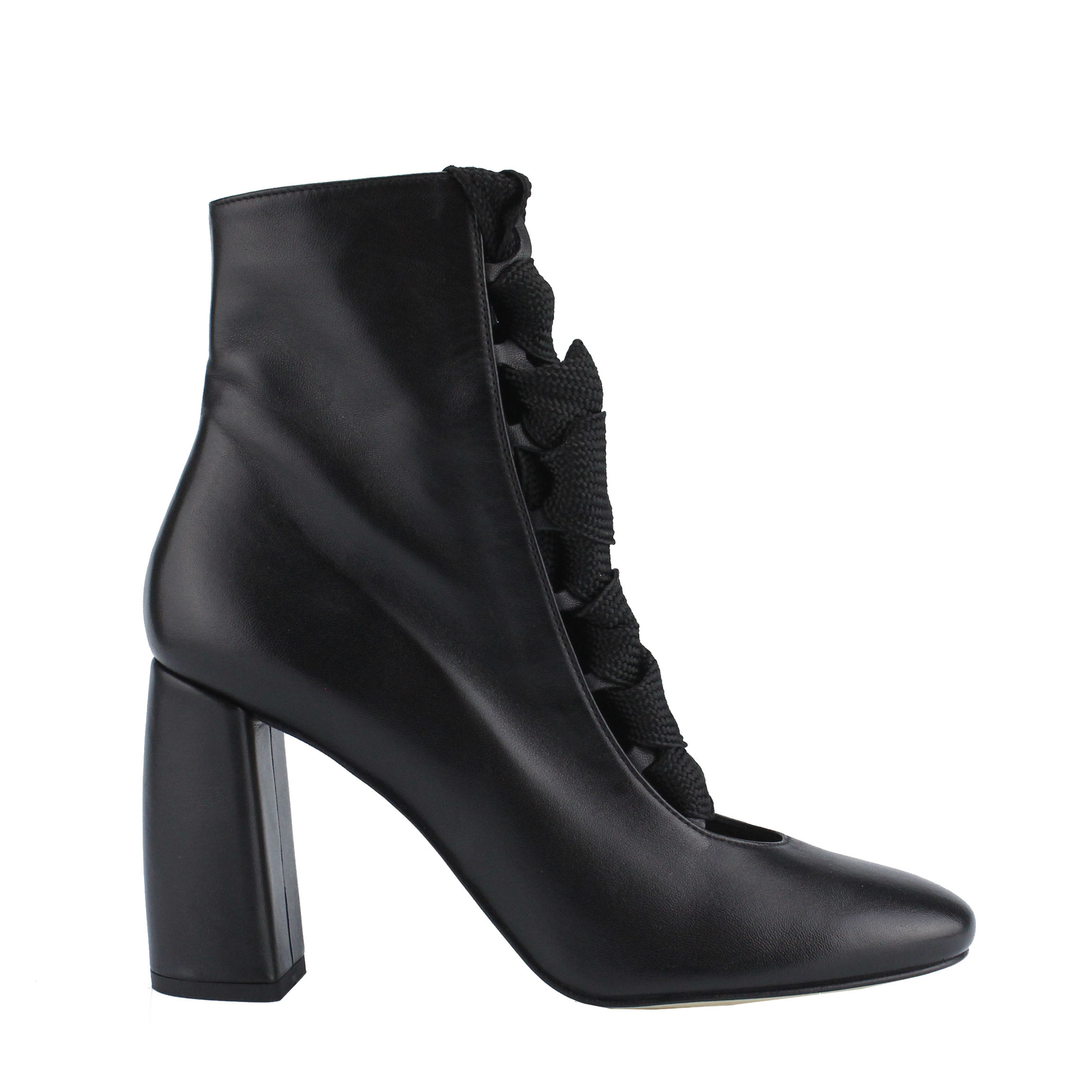 ANNA F. SCHUHWERK FRAU BUCHSE LEDER SCHWARTZ - FFE9 ANNA F. SCHUHWERK FRAU BUCHSE LEDER SCHWARTZ - FFE9