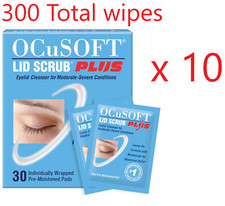 LOT OF 10 OCuSOFT Lid Scrub PLUS 30 Count (30...